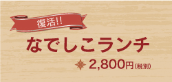 なでしこランチ
